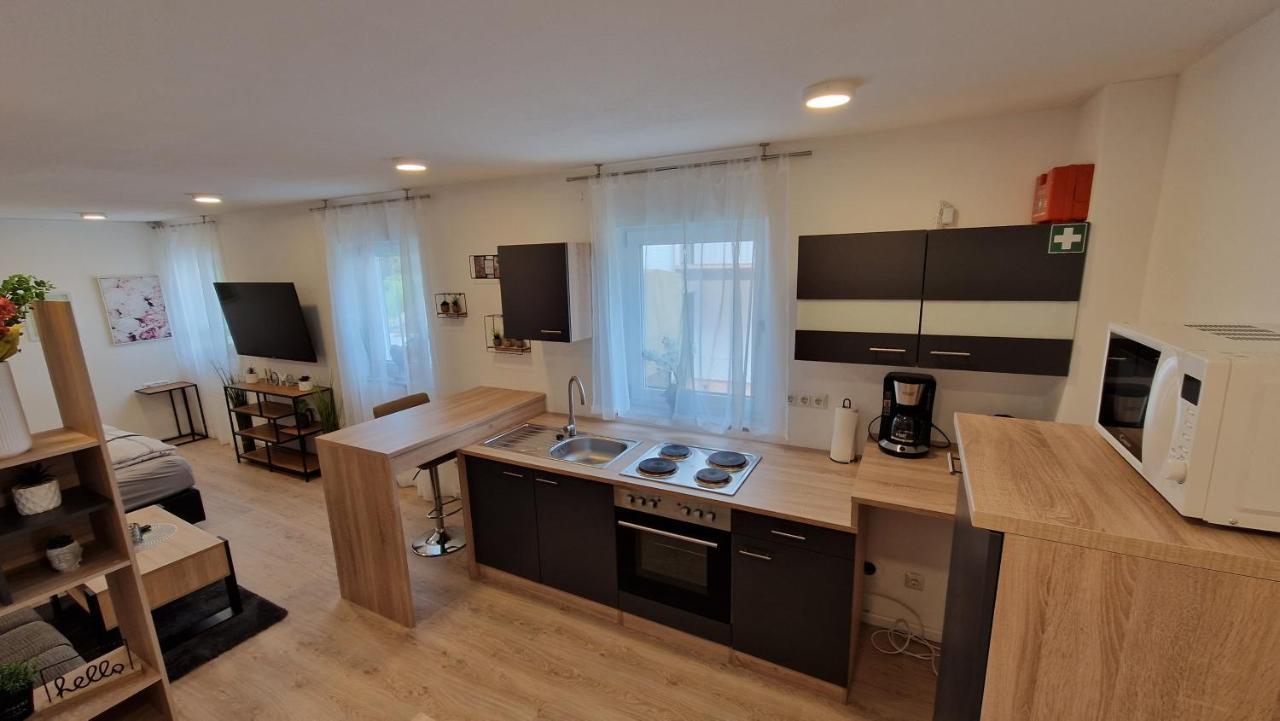 Appartment-Ferienwohnung Mit Kueche, Bad, Kostenlos Wlan, Modern Eingerichtet 罗丁 外观 照片