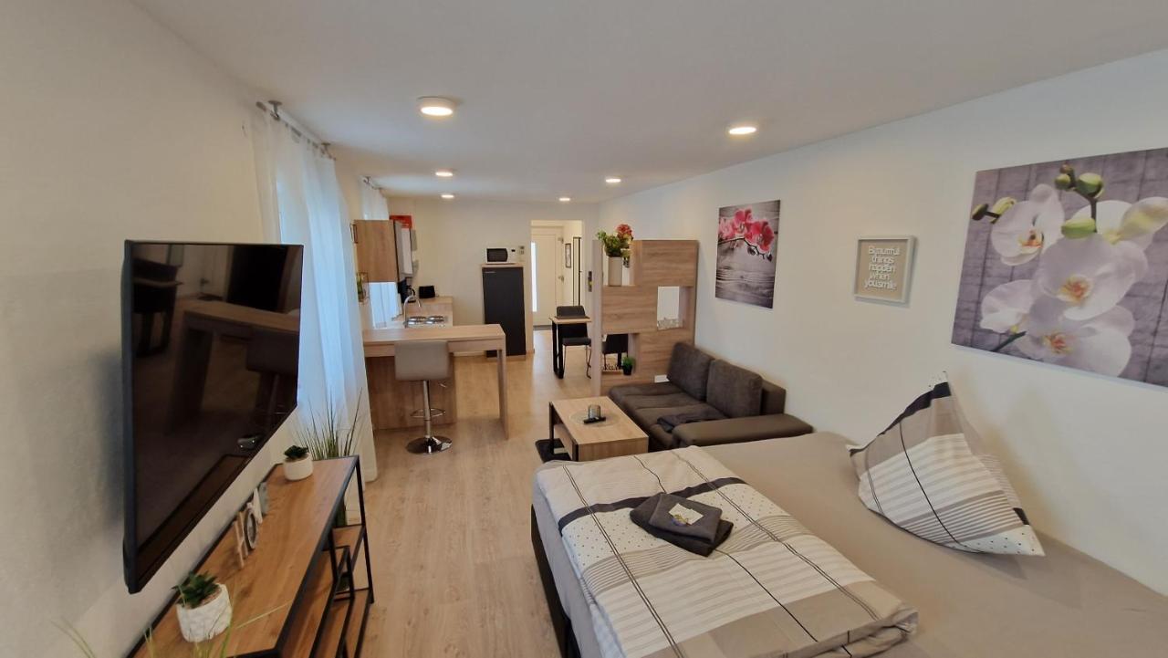 Appartment-Ferienwohnung Mit Kueche, Bad, Kostenlos Wlan, Modern Eingerichtet 罗丁 外观 照片